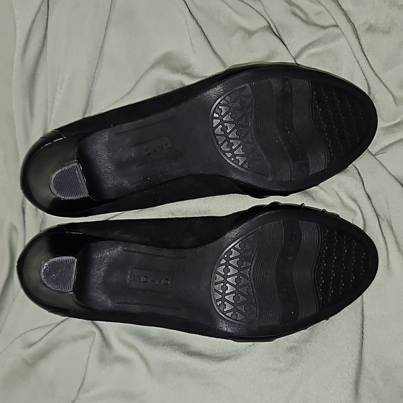 ANDIAMO Belle Black Faux Leather Low Heel Shoes-Comfort Technology-Size 7M - Picture 8 of 11